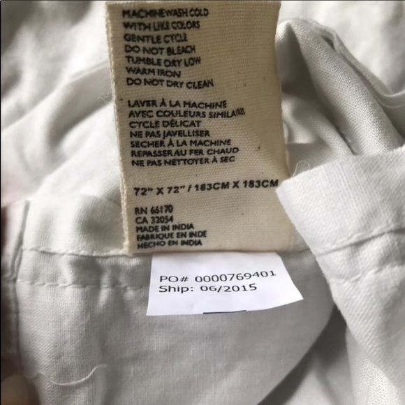 Anthropologie Bath Anthropologie Draped Wisteria Shower Curtain Nwot Poshmark